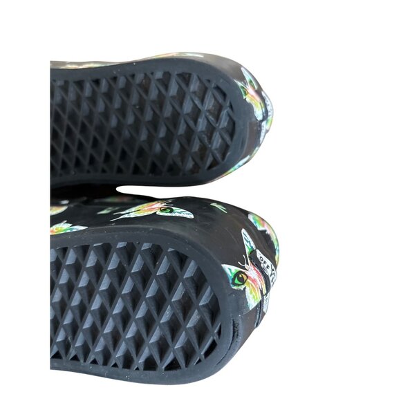 Vans Stacked Morph Blackout Glow in the Dark Sneakers‎ Butterflies Size 7.5 NWOB - Picture 12 of 12